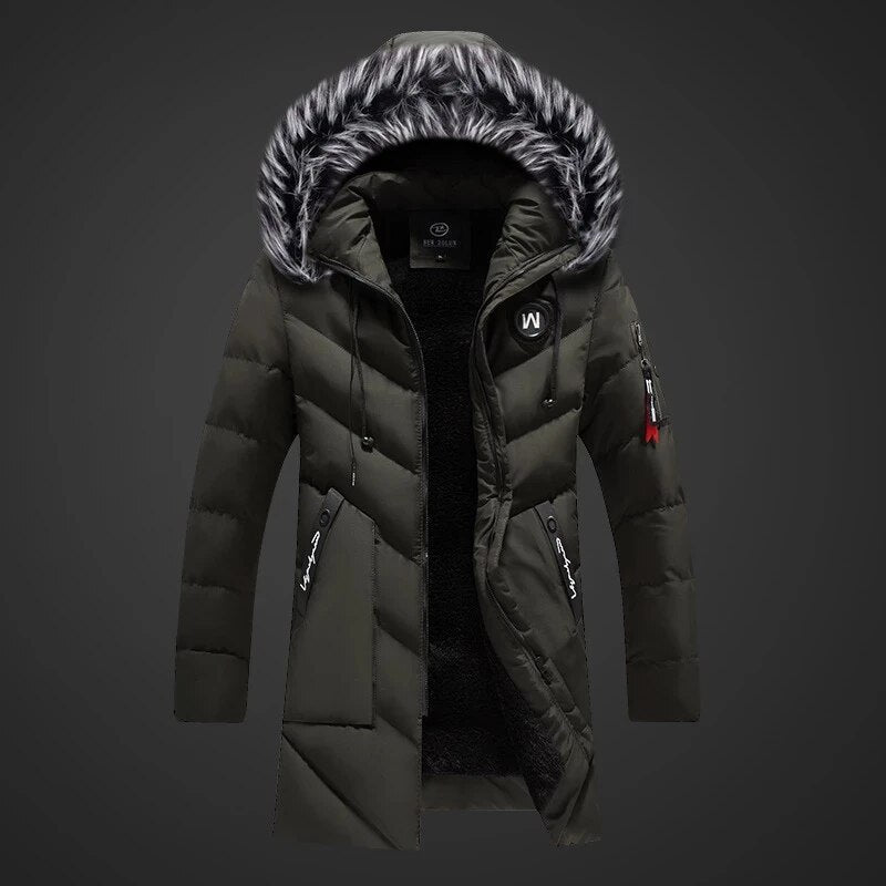 Ryan Abrigo de Invierno para Hombre – Chaqueta Impermeable Cálida con Capucha