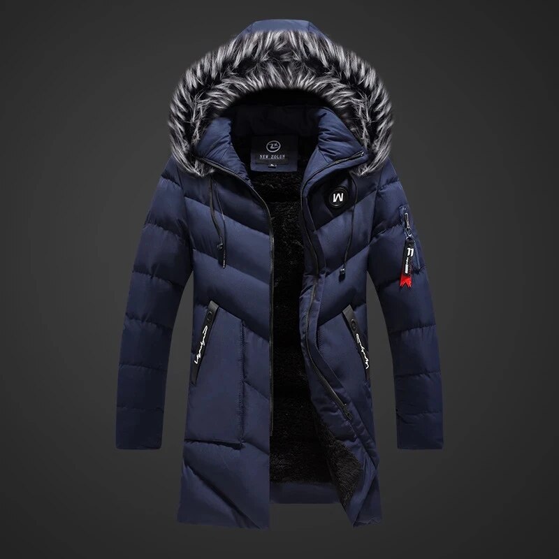 Ryan Abrigo de Invierno para Hombre – Chaqueta Impermeable Cálida con Capucha