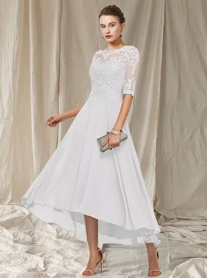Havana Vestido Largo de Encaje para Mujer – Vestido Elegante para Bodas y Fiesta