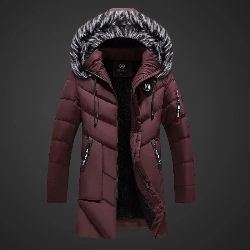 Ryan Abrigo de Invierno para Hombre – Chaqueta Impermeable Cálida con Capucha