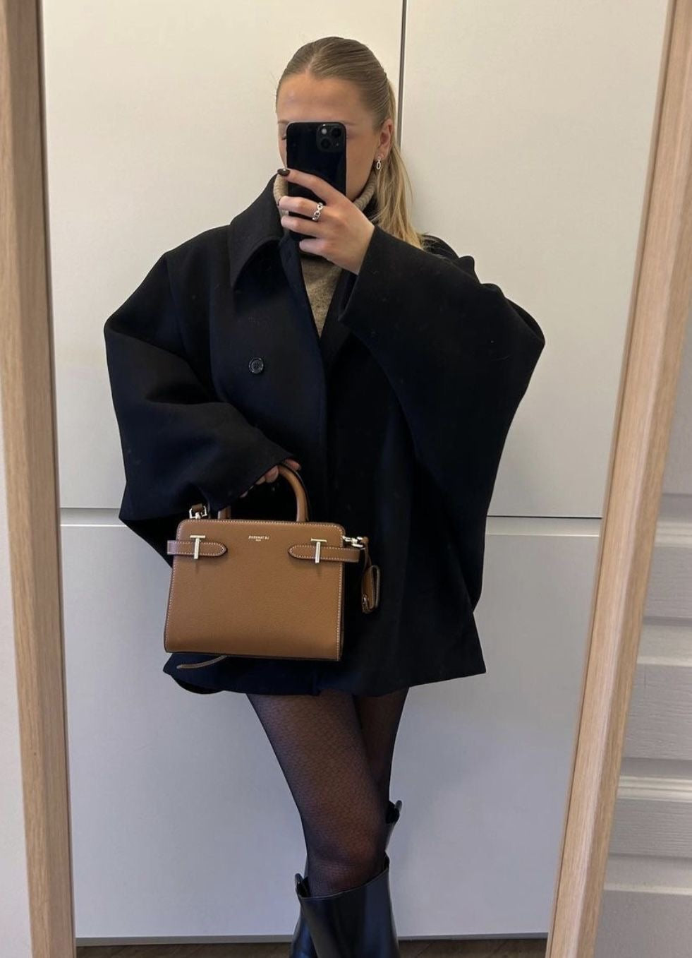 Amelia Abrigo Mujer – Abrigo Oversize de Lana Elegante y Cálido para Invierno