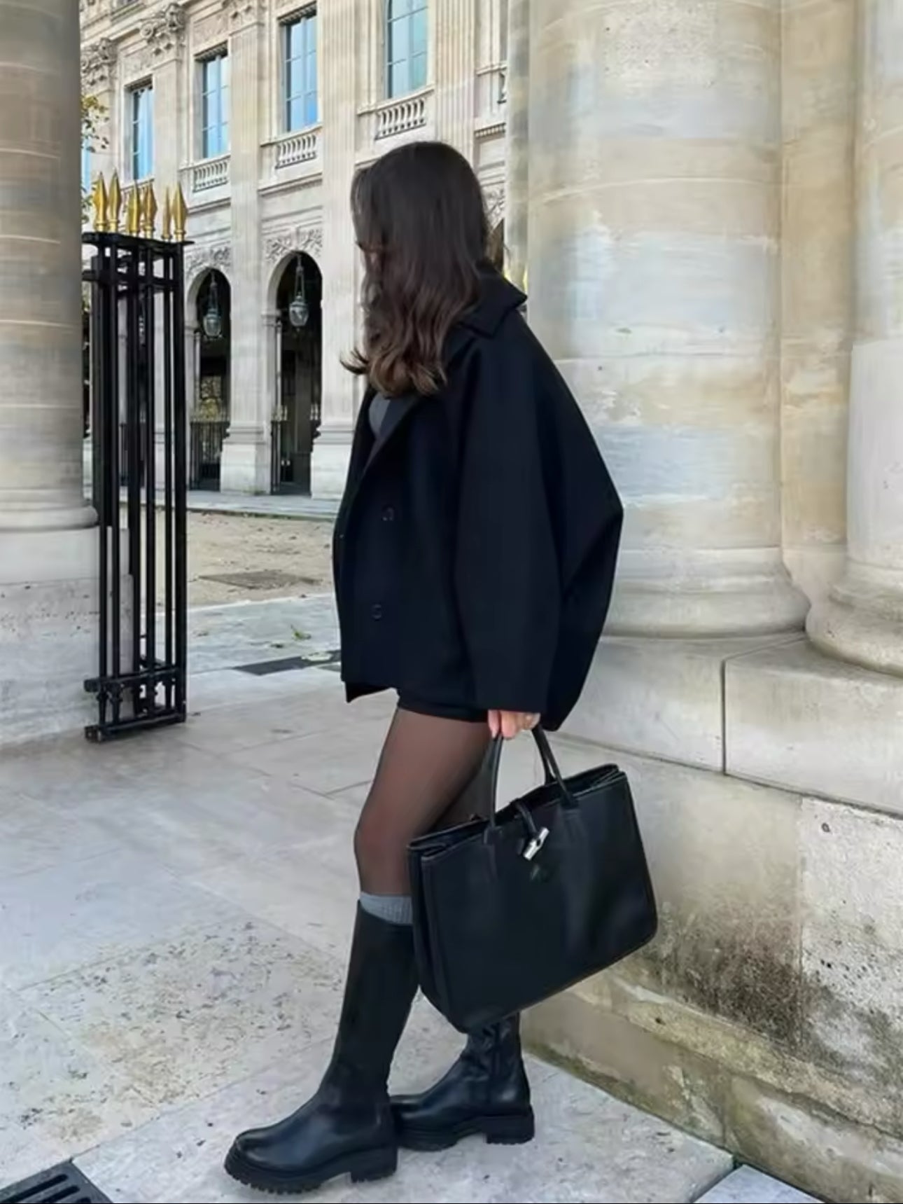 Amelia Abrigo Mujer – Abrigo Oversize de Lana Elegante y Cálido para Invierno