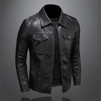 Robert Chaqueta de Cuero para Hombre – Cazadora Elegante de Piel Premium