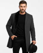 Ian Abrigo Largo de Invierno para Hombre – Abrigo Elegante Cortaviento Chic