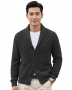 Victorino Cárdigan para Hombre – Chaqueta de Lana Vintage Elegante Chic