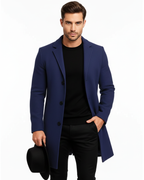 Ian Abrigo Largo de Invierno para Hombre – Abrigo Elegante Cortaviento Chic