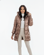 Charlie Abrigo de Invierno para Mujer – Chaqueta Elegante con Capucha Casual Chic