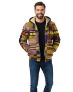 Jameson Chaleco Patchwork para Hombre – Sudadera Fleece Casual Urbana
