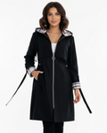 Alyssa Abrigo Impermeable para Mujer – Chaqueta Cortaviento Elegante con Capucha