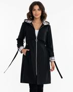 Alyssa Abrigo Impermeable para Mujer – Chaqueta Cortaviento Elegante con Capucha