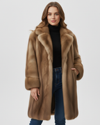 Helene Abrigo Largo de Invierno para Mujer – Abrigo Elegante Chic Atemporal