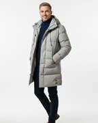 Arlo Abrigo Puffer Largo para Hombre – Chaqueta de Invierno Cálida y Moderna