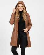 Clyde Gabardina Impermeable para Mujer – Abrigo Cortaviento Elegante Moderno