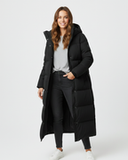 Delilah Abrigo Puffer Largo para Mujer – Chaqueta Invierno Extra Larga Chic