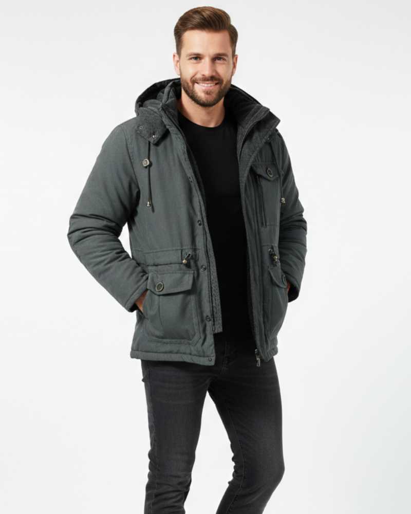 Oliver Chaqueta de Invierno para Hombre – Abrigo Impermeable Térmico Outdoor