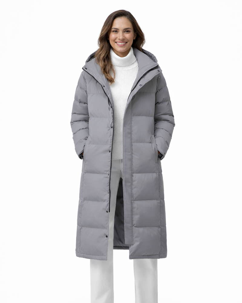 Zahra Abrigo Largo de Invierno para Mujer – Chaqueta Acolchada Elegante