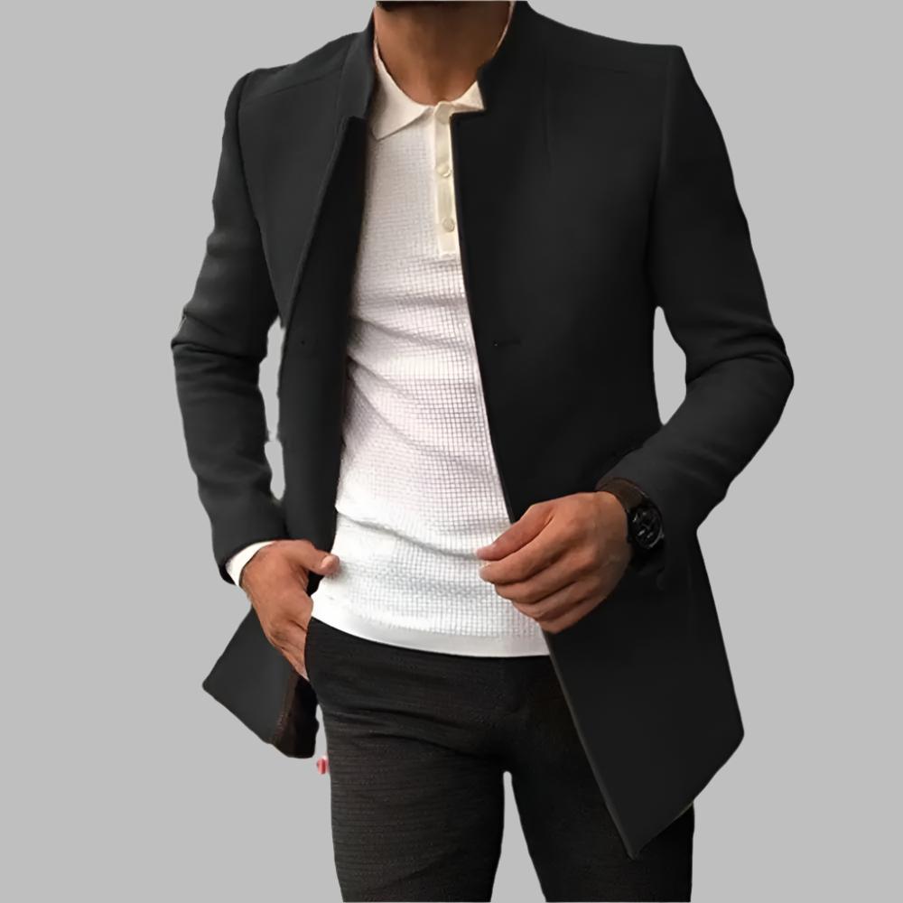 Alain Abrigo de Lana para Hombre – Manteau Elegante Masculino Invierno Chic