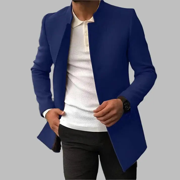 Alain Abrigo de Lana para Hombre – Manteau Elegante Masculino Invierno Chic