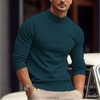 Leonardo Jersey de Cuello Alto para Hombre – Suéter Elegante de Punto Premium