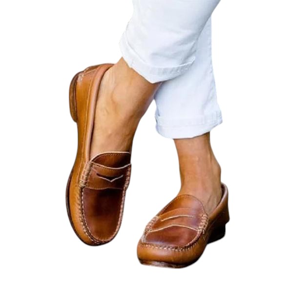 Gabriela Mocasines de Cuero para Mujer – Zapatos Elegantes Cómodos Casual Chic