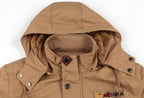 Liam Chaqueta Militar Hombre – Abrigo Impermeable con Forro Polar y Cintura Ajustable