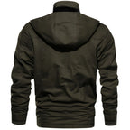 Liam Chaqueta Militar Hombre – Abrigo Impermeable con Forro Polar y Cintura Ajustable