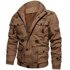 Liam Chaqueta Militar Hombre – Abrigo Impermeable con Forro Polar y Cintura Ajustable