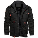 Liam Chaqueta Militar Hombre – Abrigo Impermeable con Forro Polar y Cintura Ajustable