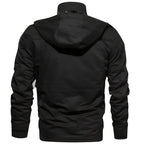 Liam Chaqueta Militar Hombre – Abrigo Impermeable con Forro Polar y Cintura Ajustable