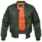 Marius Chaqueta Aviador para Hombre – Bomber Elegante Casual Estilo Piloto