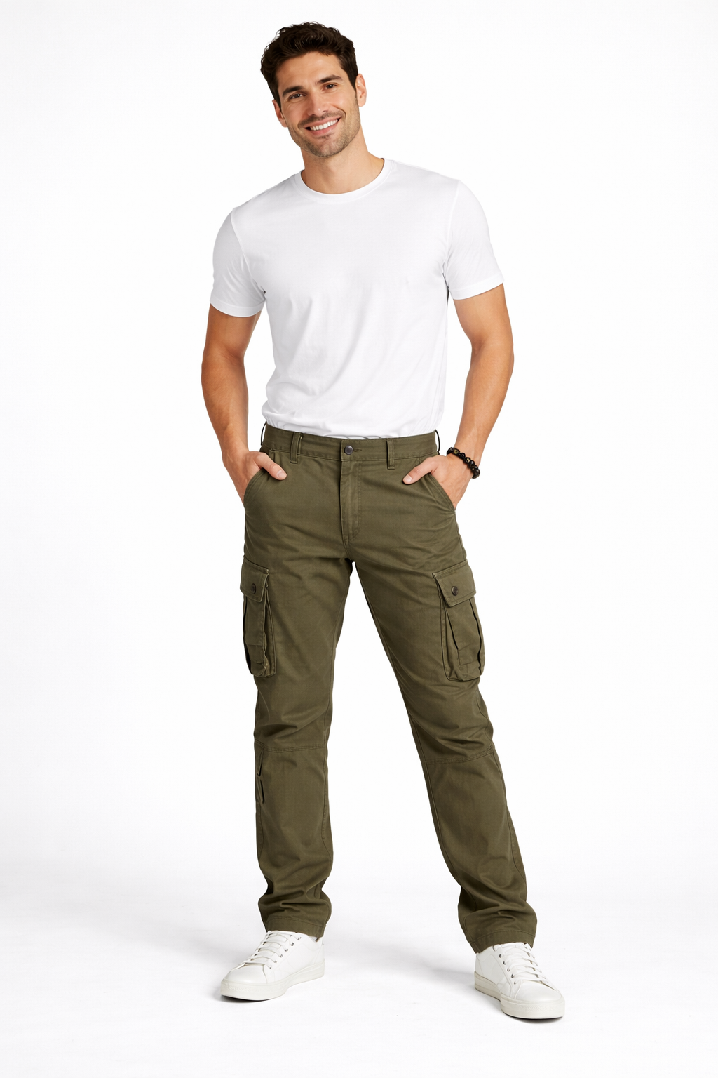 Mane Pantalón Cargo para Hombre – Pantalón Workwear Casual Utilitario