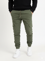 Mariano Pantalón Cargo para Hombre – Jogger Urbano Ajustado con Bolsillos