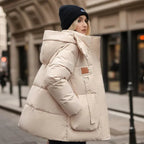 Hainie Chaqueta Puffer Impermeable para Mujer – Abrigo Oversize Invierno Chic