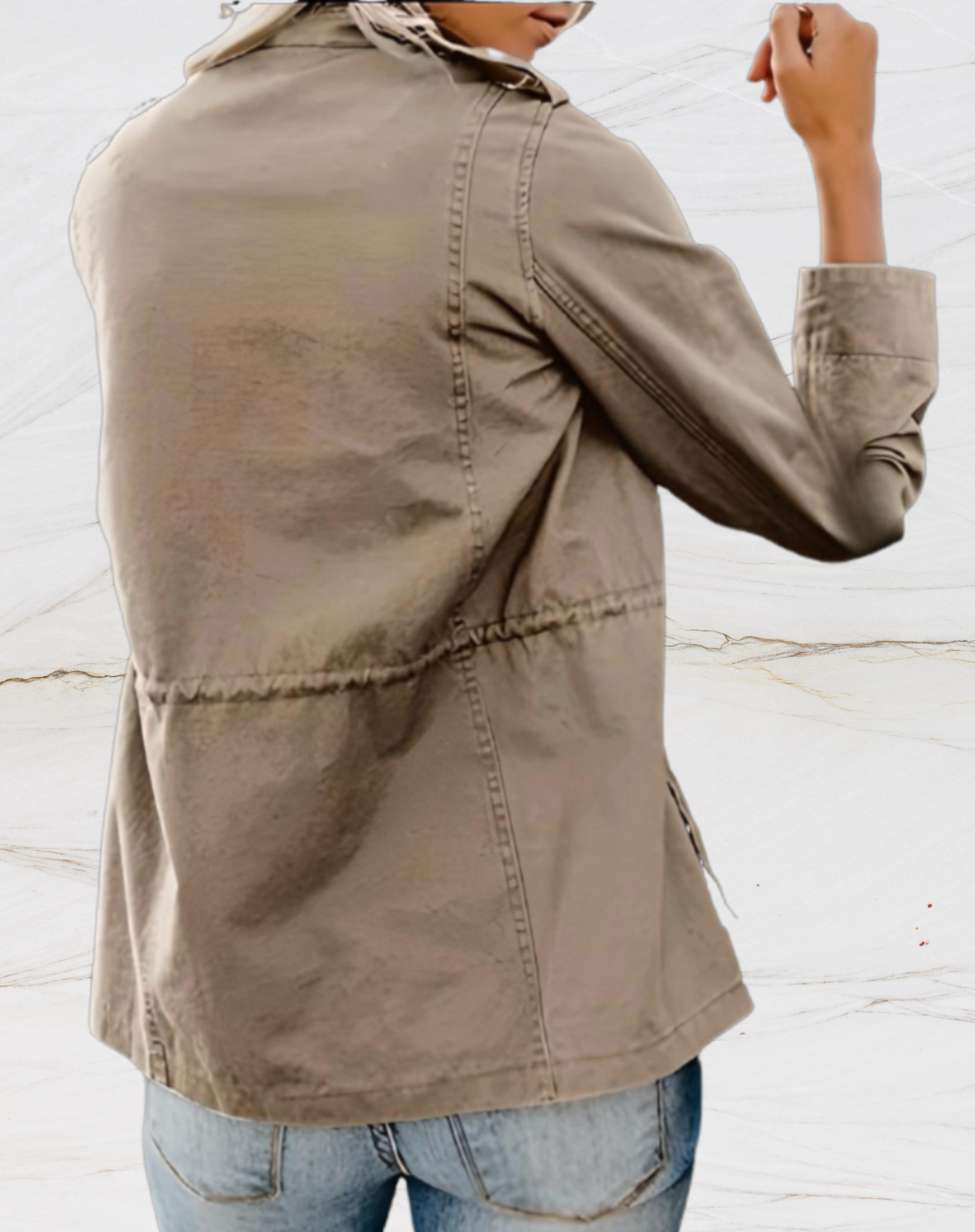 Nora Chaqueta para Mujer – Chaqueta Elegante Casual Chic con Bolsillos