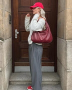 Noa Bolso Tote Trenzado para Mujer – Shopper Elegante de Cuero Vegano Chic