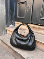 Noa Bolso Tote Trenzado para Mujer – Shopper Elegante de Cuero Vegano Chic