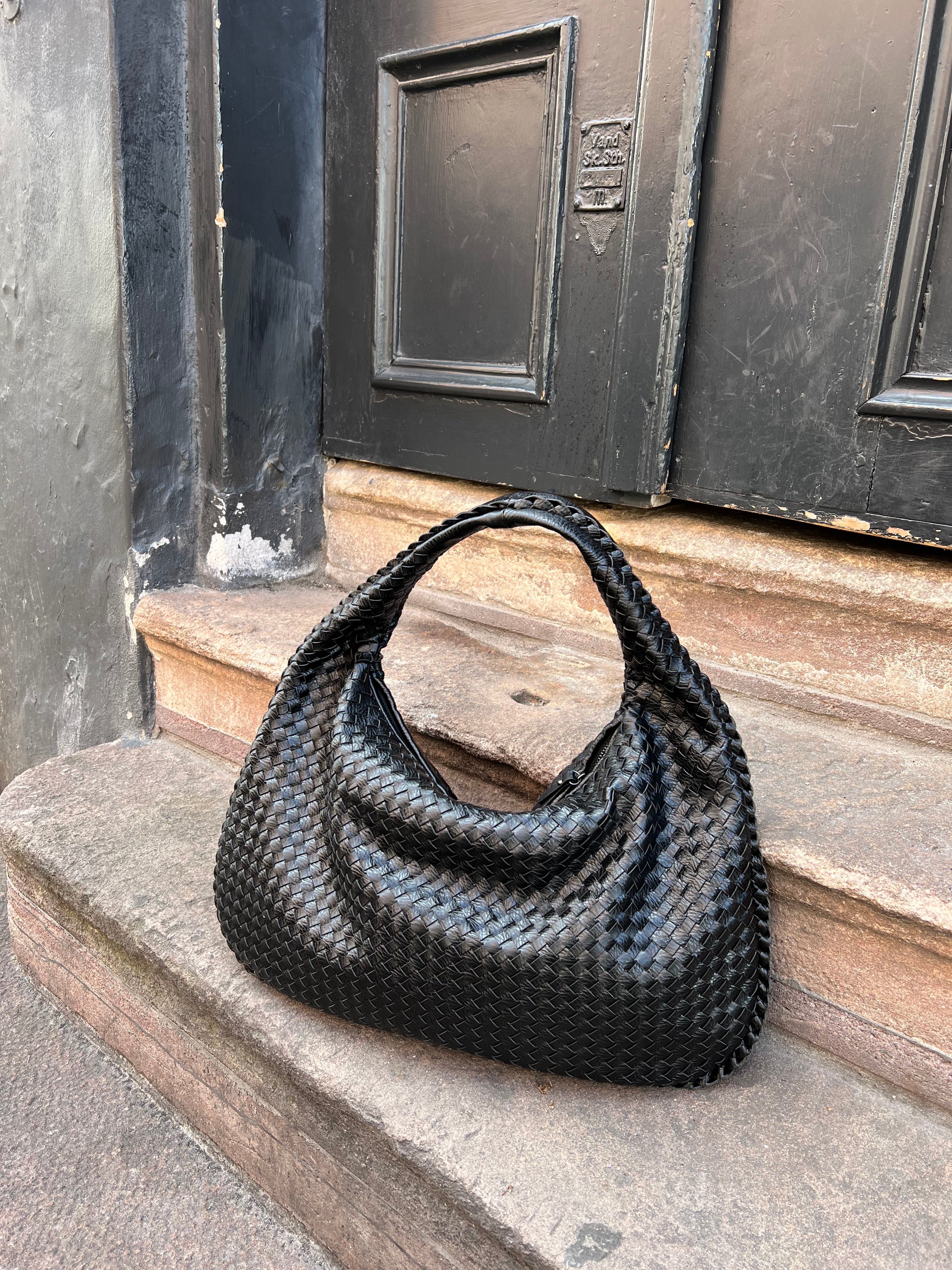 Noa Bolso Tote Trenzado para Mujer – Shopper Elegante de Cuero Vegano Chic