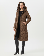 Nicole Abrigo Largo Acolchado para Mujer – Chaqueta Invierno Elegante Chic