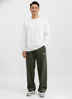 Noahry Pantalón de Pana para Hombre – Pantalón Loose Fit Streetwear Casual