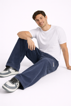 Noahry Pantalón de Pana para Hombre – Pantalón Loose Fit Streetwear Casual