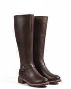 Nyla Botas de Cuero para Mujer – Botines Elegantes Cómodos Casual Chic