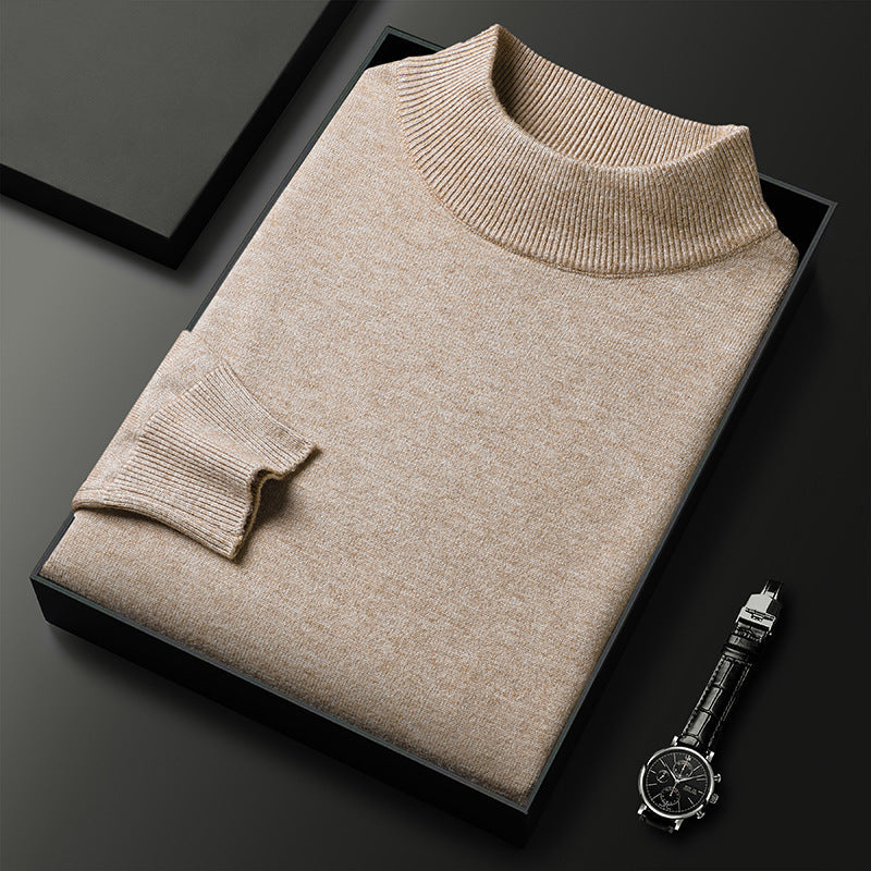 Ryan Jersey para Hombre – Suéter de Punto Elegante Cuello Alto Chic