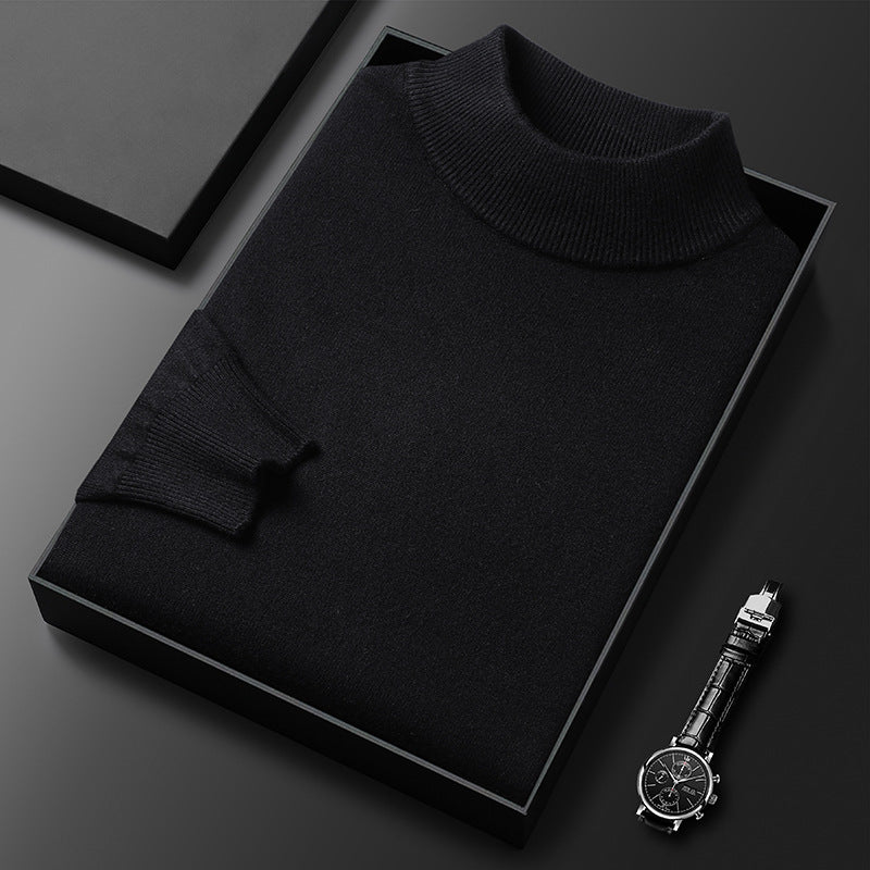 Ryan Jersey para Hombre – Suéter de Punto Elegante Cuello Alto Chic