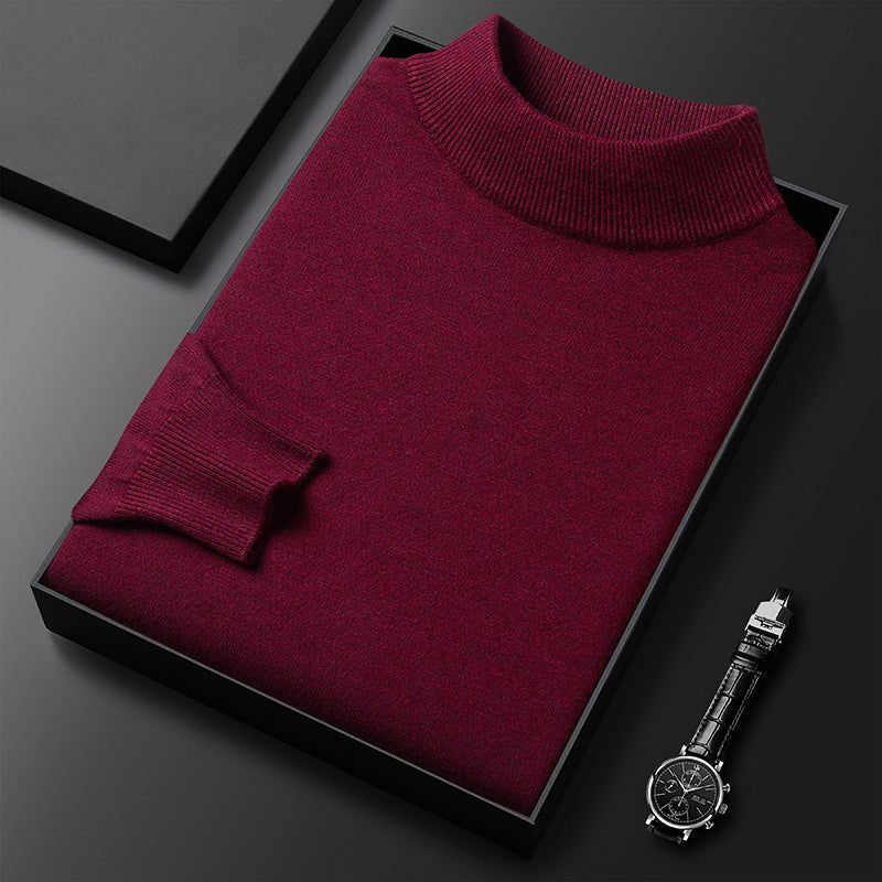 Ryan Jersey para Hombre – Suéter de Punto Elegante Cuello Alto Chic