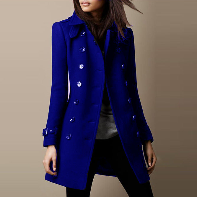 Lucille Abrigo Largo de Lana para Mujer – Manteau Elegante Invierno Chic