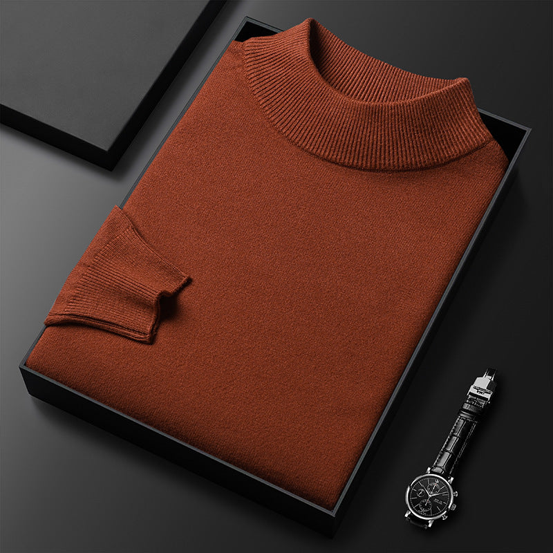 Ryan Jersey para Hombre – Suéter de Punto Elegante Cuello Alto Chic