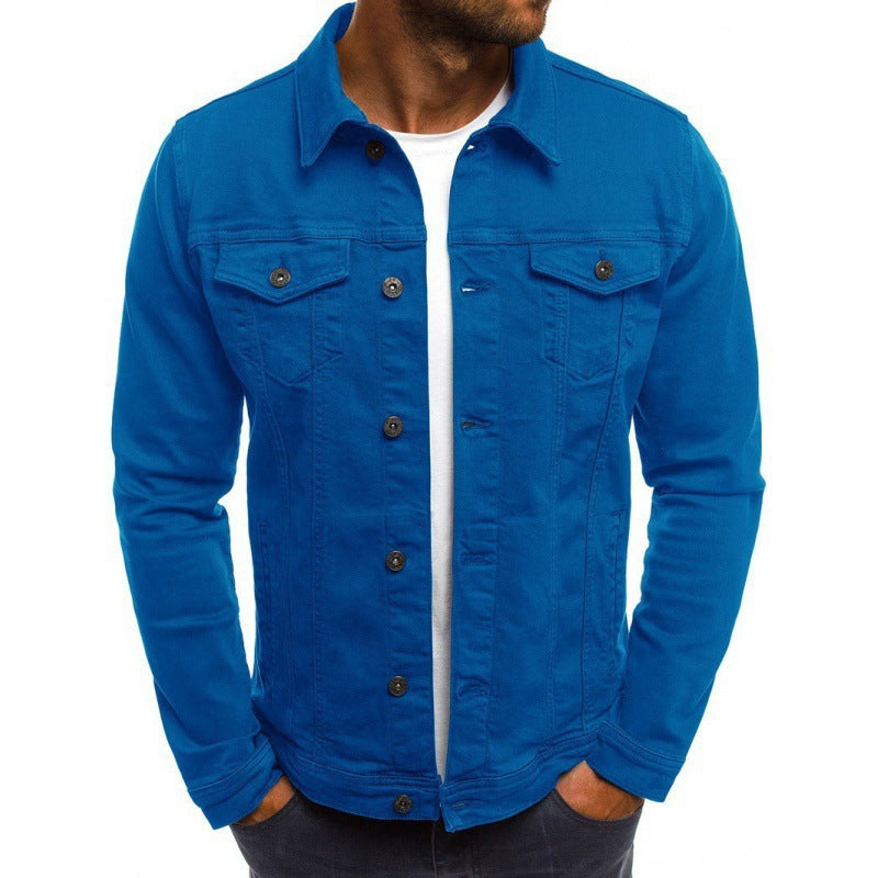 Ethan Chaqueta Vaquera para Hombre – Veste Denim Casual Urbana Moderna