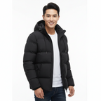 Olie Parka de Invierno para Hombre – Chaqueta Impermeable Acolchada con Capucha