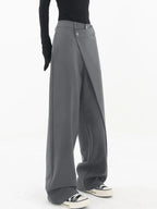 Emma Pantalón Oversize para Mujer – Pantalón Baggy Casual Chic Fluido