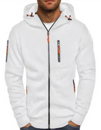 Ealdred Sudadera con Capucha para Hombre – Hoodie Cremallera Casual Urbano